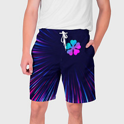 Мужские шорты Black Clover neon blast lines