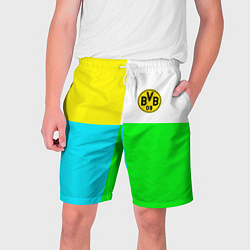 Шорты на шнурке мужские Borussia color cport, цвет: 3D-принт