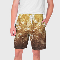 Мужские шорты Абстракция - yellow sad weather