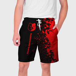 Шорты на шнурке мужские Danganronpa - red gradient по-вертикали, цвет: 3D-принт
