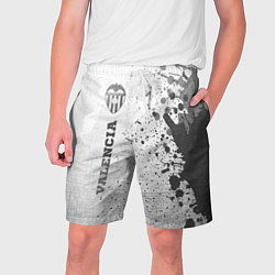 Шорты на шнурке мужские Valencia - white gradient по-вертикали, цвет: 3D-принт