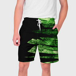 Мужские шорты Color green black