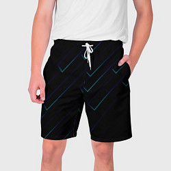 Мужские шорты Color blue black