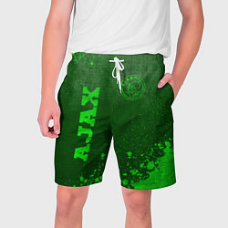 Мужские шорты Ajax - green gradient вертикально