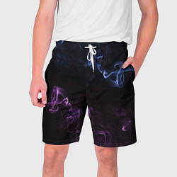 Шорты на шнурке мужские Color black blue pink, цвет: 3D-принт