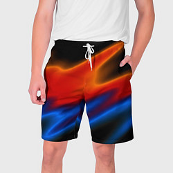 Шорты на шнурке мужские Multicoloured, цвет: 3D-принт