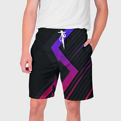 Мужские шорты Color black line