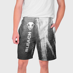Шорты на шнурке мужские Bleach - grey gradient по-вертикали, цвет: 3D-принт