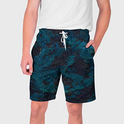 Мужские шорты Черно-синий бетон