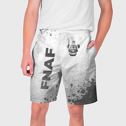 Мужские шорты FNAF - white gradient вертикально