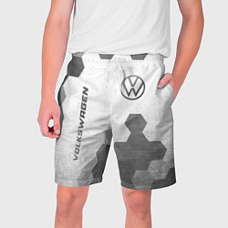 Мужские шорты Volkswagen - white gradient вертикально