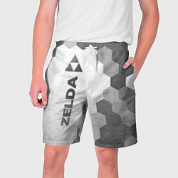 Шорты на шнурке мужские Zelda - white gradient по-вертикали, цвет: 3D-принт