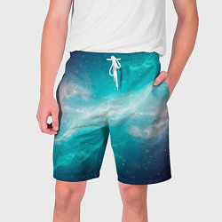 Мужские шорты Галактическое сияние небес