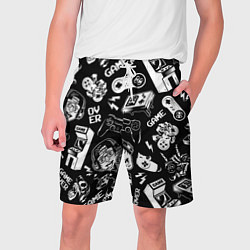 Мужские шорты Retro gamer pattern