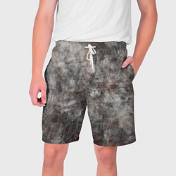 Шорты на шнурке мужские Абстракция - gray stone, цвет: 3D-принт