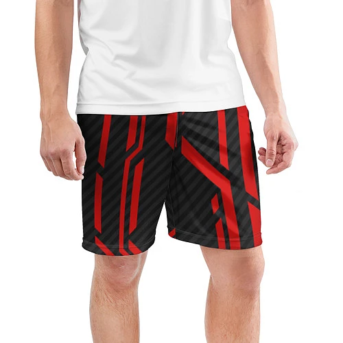 Мужские спортивные шорты CS:GO Redline / 3D-принт – фото 3