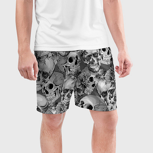 Мужские спортивные шорты Хэллуин 8 / 3D-принт – фото 3