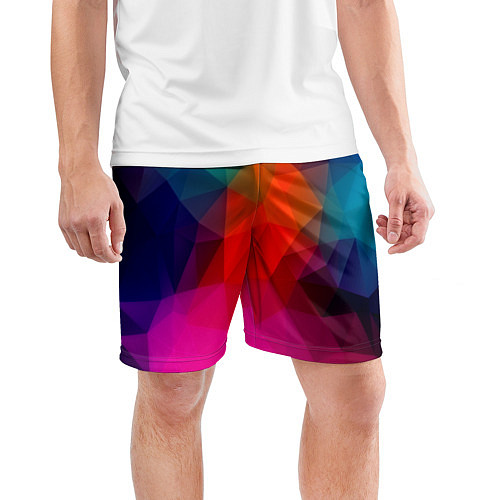 Мужские спортивные шорты Abstraction / 3D-принт – фото 3