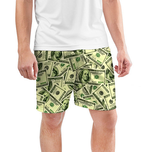 Мужские спортивные шорты Benjamin Franklin / 3D-принт – фото 3