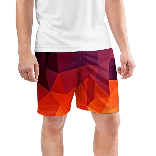 Мужские спортивные шорты Geometric / 3D-принт – фото 3