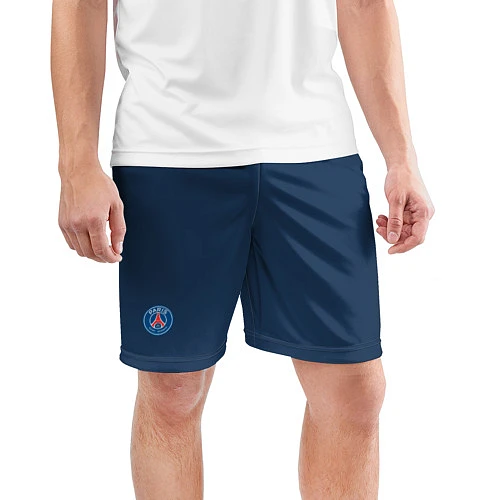Мужские спортивные шорты PSG FC: Blue / 3D-принт – фото 3