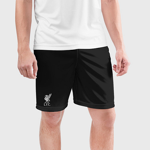 Мужские спортивные шорты Liverpool FC: Away 17/18 / 3D-принт – фото 3