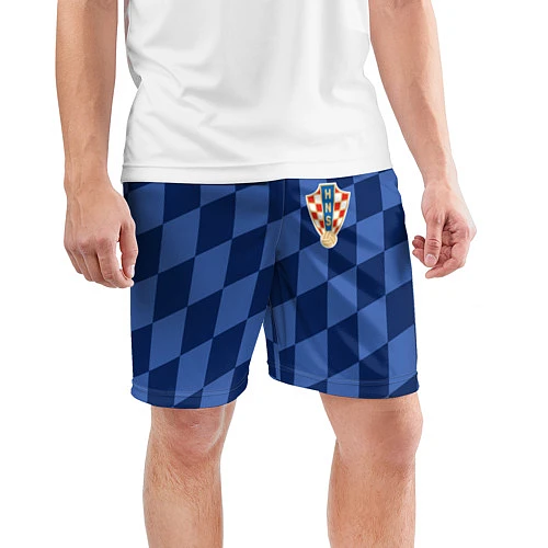 Мужские спортивные шорты Сборная Хорватии / 3D-принт – фото 3