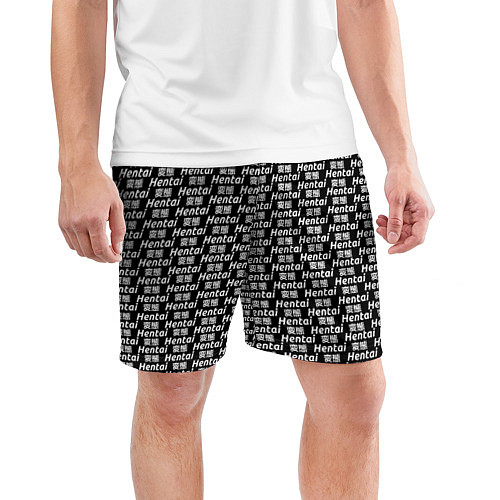 Мужские спортивные шорты Hentai Pattern / 3D-принт – фото 3