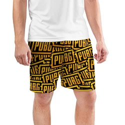 Шорты спортивные мужские PUBG Pattern, цвет: 3D-принт — фото 2