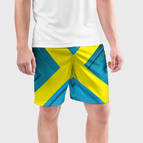 Мужские спортивные шорты Икс для косплея / 3D-принт – фото 3
