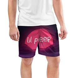 Шорты спортивные мужские Lil peepLogo, цвет: 3D-принт — фото 2