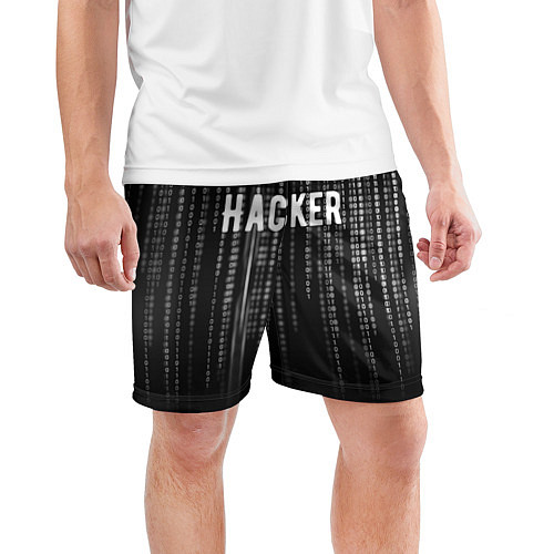 Мужские спортивные шорты Hacker / 3D-принт – фото 3