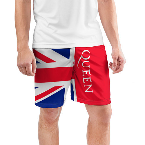 Мужские спортивные шорты Queen / 3D-принт – фото 3