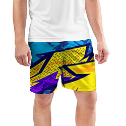 Шорты спортивные мужские Bona Fide Одежда для фитнеса, цвет: 3D-принт — фото 2