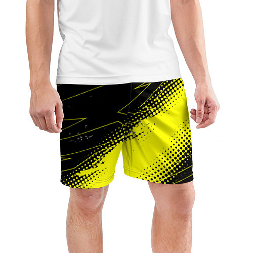 Мужские спортивные шорты Bona Fide Одежда для фитнеcа / 3D-принт – фото 3