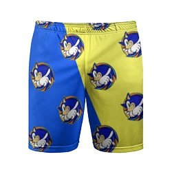 Шорты спортивные мужские Sonic - Соник, цвет: 3D-принт