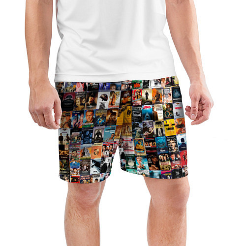 Мужские спортивные шорты Постеры фильмов / 3D-принт – фото 3