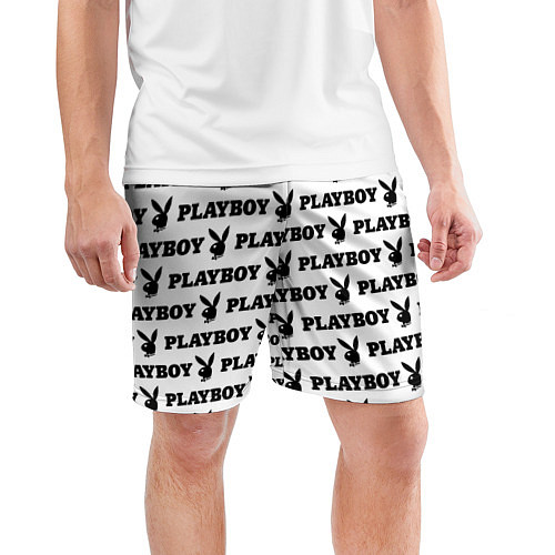 Мужские спортивные шорты PLAYBOY / 3D-принт – фото 3