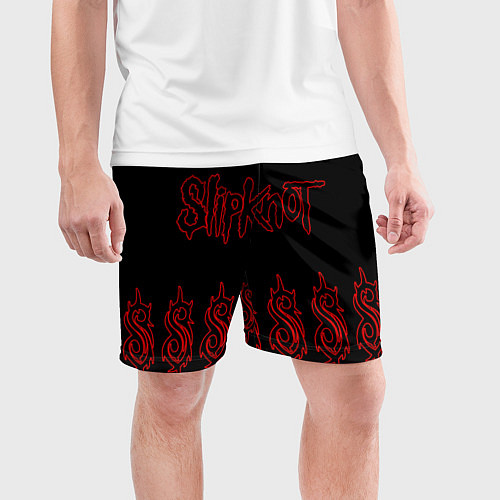Мужские спортивные шорты Slipknot 5 / 3D-принт – фото 3