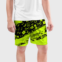 Шорты спортивные мужские Roblox, цвет: 3D-принт — фото 2