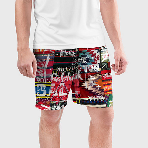 Мужские спортивные шорты Balchik pattern / 3D-принт – фото 3