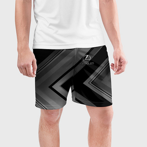 Мужские спортивные шорты LEXUS / 3D-принт – фото 3