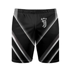 Шорты спортивные мужские Juventus F C, цвет: 3D-принт