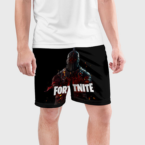 Мужские спортивные шорты Fortnite Black Knight / 3D-принт – фото 3