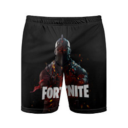 Шорты спортивные мужские Fortnite Black Knight, цвет: 3D-принт