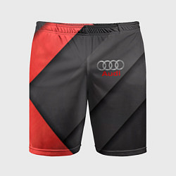 Шорты спортивные мужские AUDI, цвет: 3D-принт