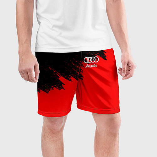 Мужские спортивные шорты AUDI / 3D-принт – фото 3