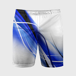 Мужские спортивные шорты GEOMETRY STRIPES BLUE