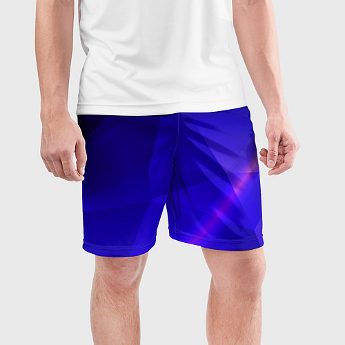 Мужские спортивные шорты LINE / 3D-принт – фото 3