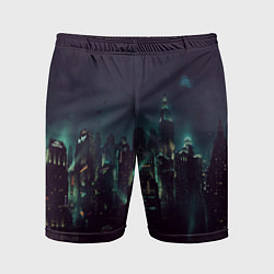 Шорты спортивные мужские Bioshock Rapture, цвет: 3D-принт